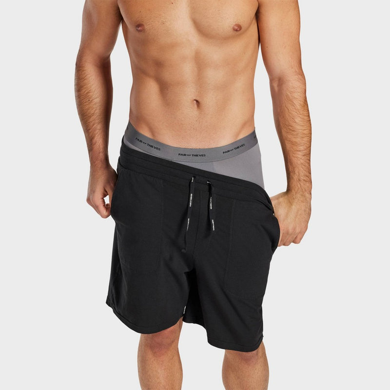 Pair of Thieves Men's Quick Dry Boxer Briefs 3pk - Gray L