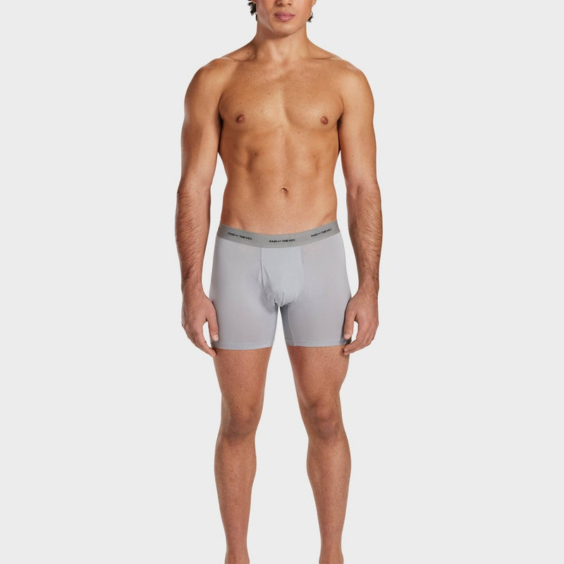 Pair of Thieves Men's Quick Dry Boxer Briefs 3pk - Gray L