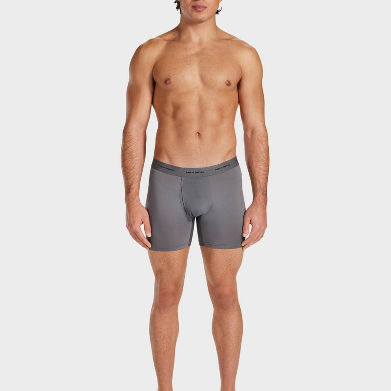 Pair of Thieves Men's Quick Dry Boxer Briefs 3pk - Gray L