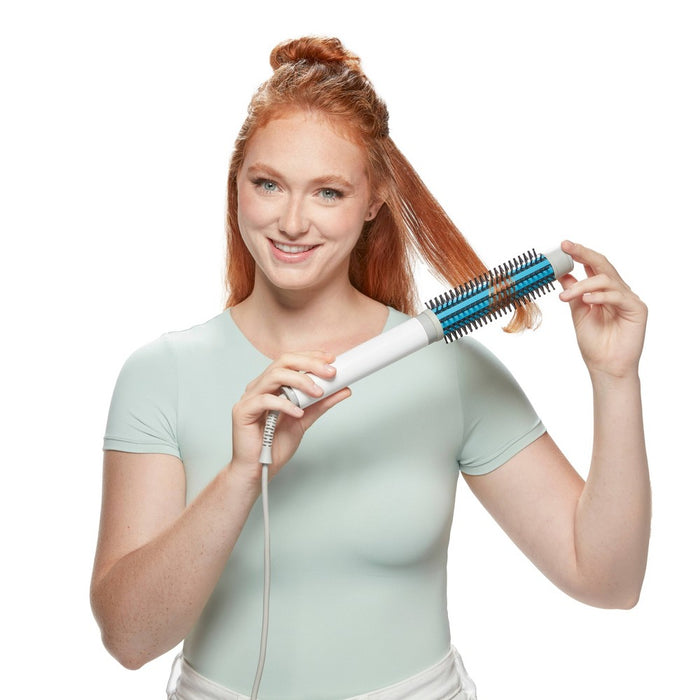 Conair Style Chemistry Round Heating Curling Brush Attachment For Use With Style Chemistry Starter Kit Power Handle - Turquoise Blue - 1"