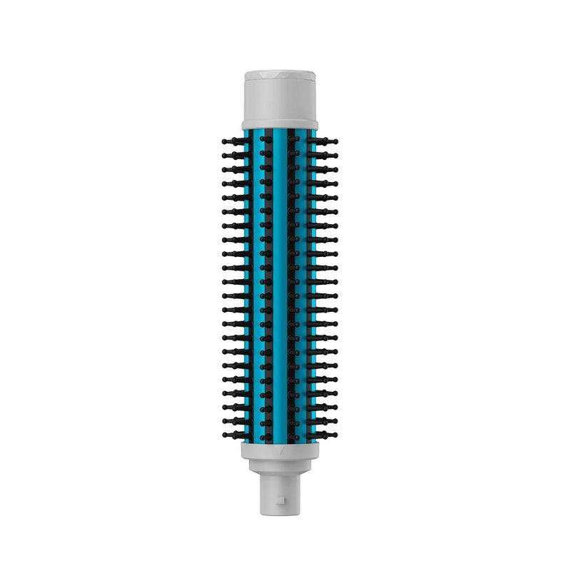 Conair Style Chemistry Round Heating Curling Brush Attachment For Use With Style Chemistry Starter Kit Power Handle - Turquoise Blue - 1"