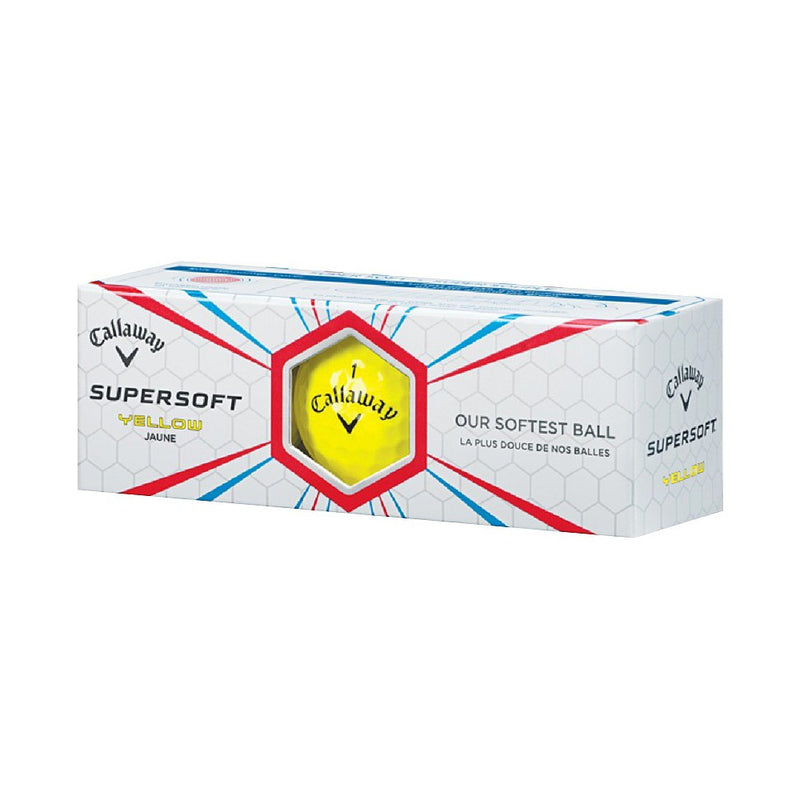 Callaway Supersoft Golf Balls 12pk - Yellow