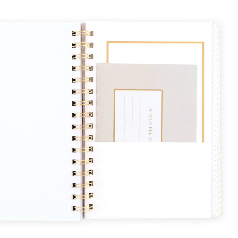 Sugar Paper Essentials 2025 Weekly/Monthly Planner 8.5"x6.5" Pink Stripe
