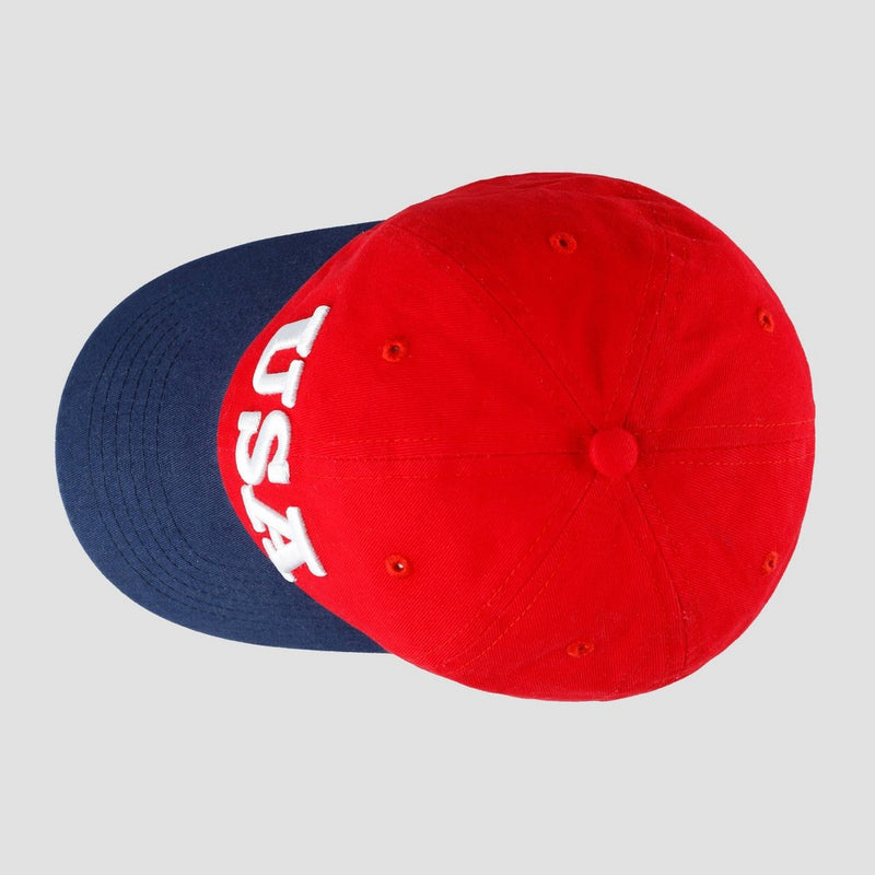 Wemco Men's Cotton Baseball Hat - Red/Blue