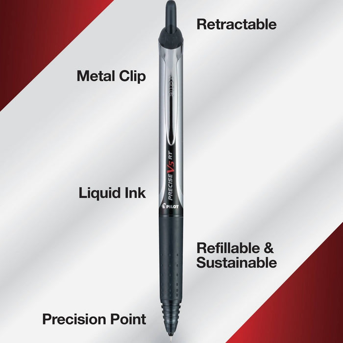 Precise V5 RT 8pk Rollerball Pen Extra Fine Multicolored Ink