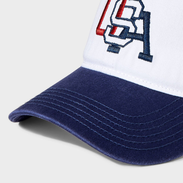 USA Baseball Hat - Mighty Fine Blue/White