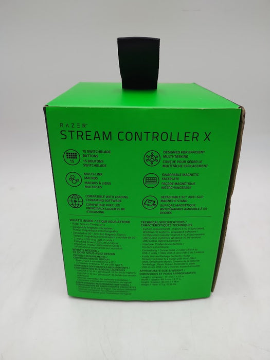 Razer Stream Controller X Streaming Keypad deck Black SEE DETAILS