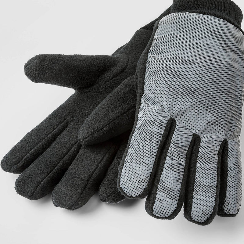 Boys' Camo Gloves - Cat & Jack Gray 4-7