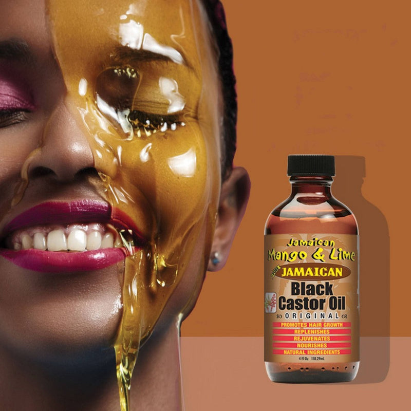 Jamaican Black Castor Oil Mango and Lime Black Castor Oil Original - 4 fl oz