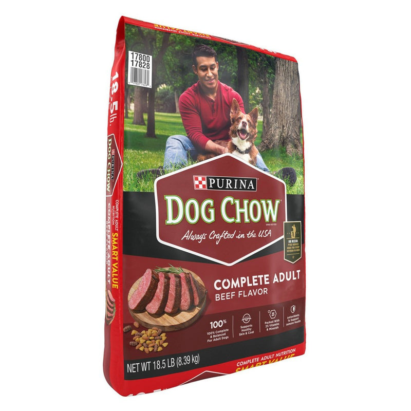 Purina Dog Chow with Real Beef Adult Complete & Balanced Dry Dog Food - 18.5lbs (LOCAL PICKUP ONLY)