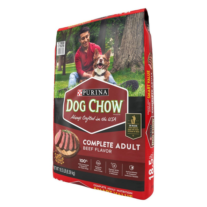 Purina Dog Chow with Real Beef Adult Complete & Balanced Dry Dog Food - 18.5lbs (LOCAL PICKUP ONLY)