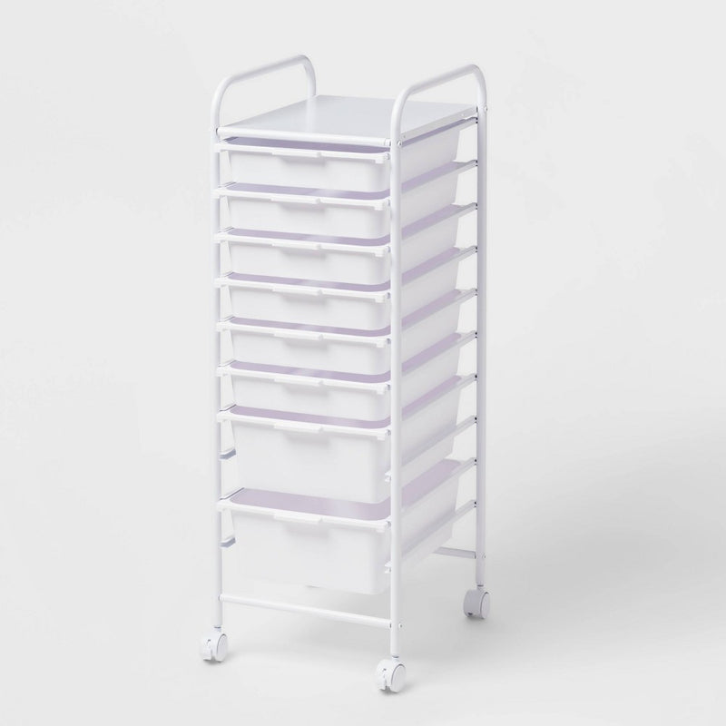 8 Drawer Storage Cart - Brightroom (LOCAL PICKUP ONLY)