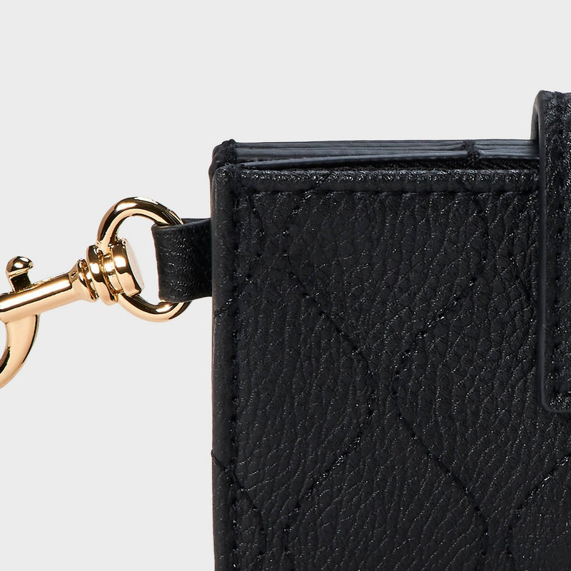 Clip-on Accordion Card Case - Universal Thread Black