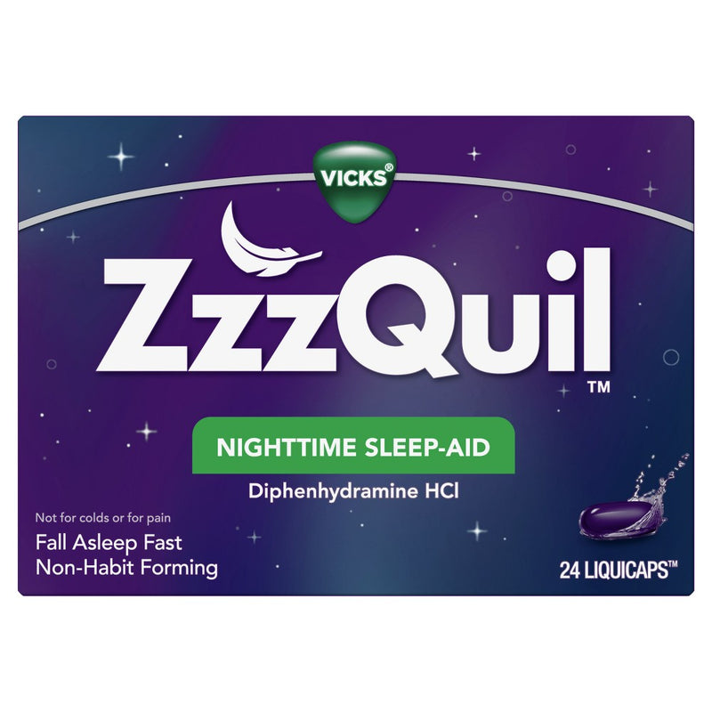 ZzzQuil Nighttime Sleep-Aid LiquiCaps - 24ct