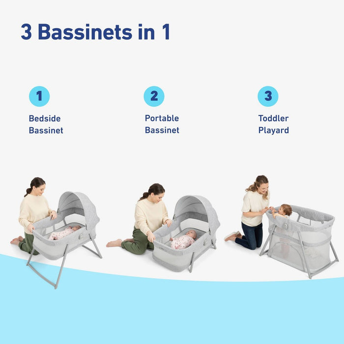 Graco Dream More 3-in-1 Travel Bassinet - Gray (LOCAL PICKUP ONLY)