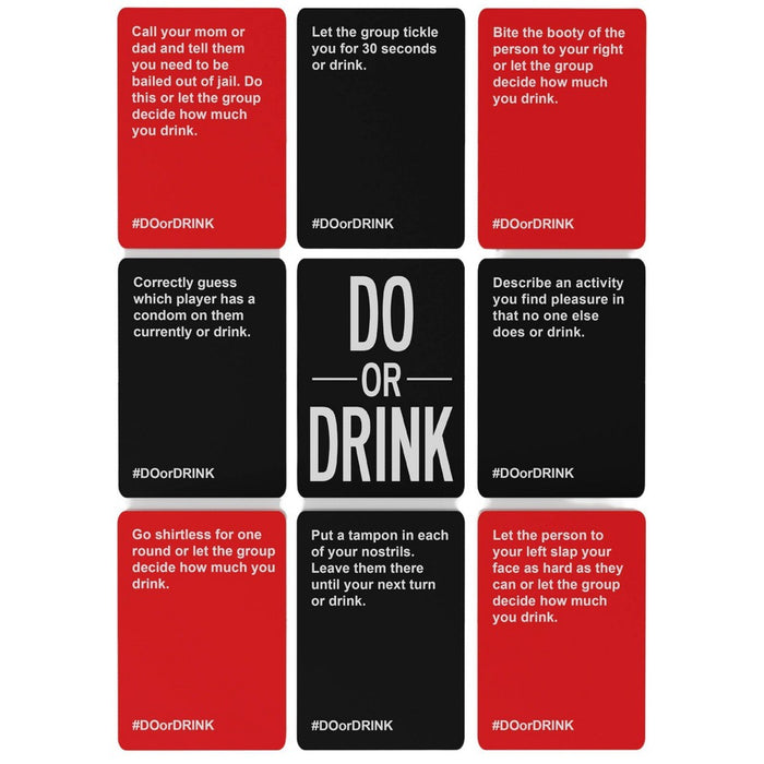 Do or Drink Win or Hydrate Game