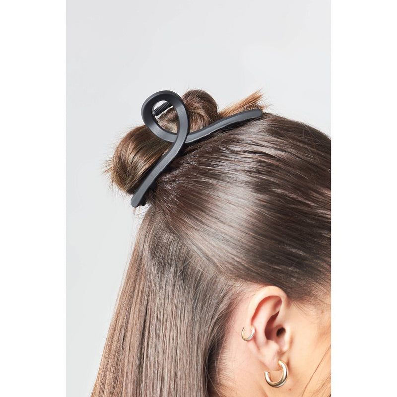 Gimme Beauty Fine Hair Claw Clip - Black - 2ct