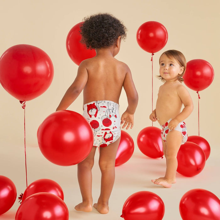The Honest Company Clean Conscious Disposable Diapers In-RED-Ibly Delicious & So Fetch - Size 5 - 44ct