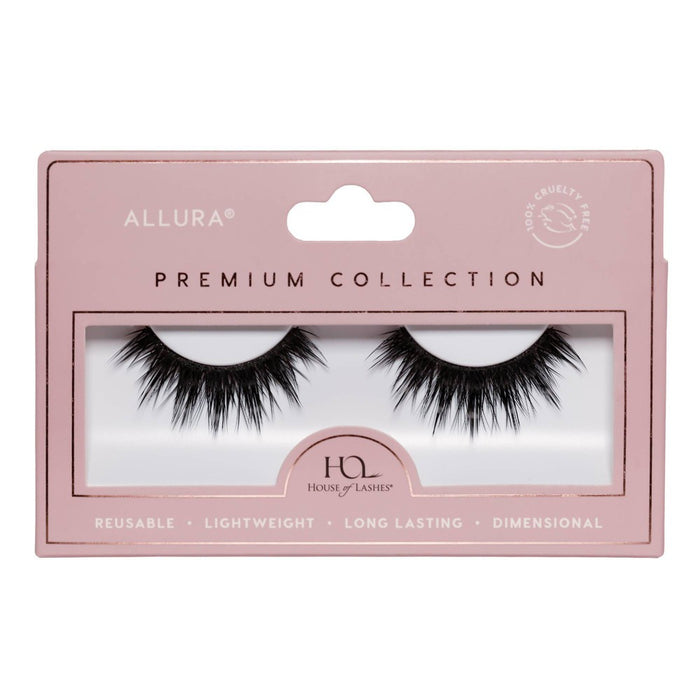 House of Lashes Allura Full Volume 100% Cruelty-Free Faux Mink Fibers False Eyelashes - 1pr