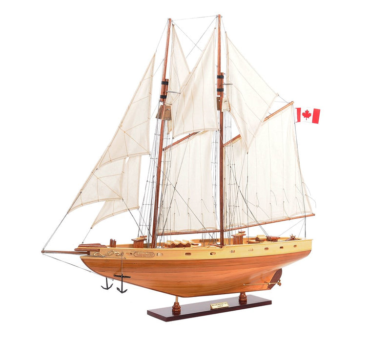 Old Modern Handicrafts Bluenose II Boat Model - Fully Assembled Wooden Boat Model - 29.5L X 5W X 24H Inches