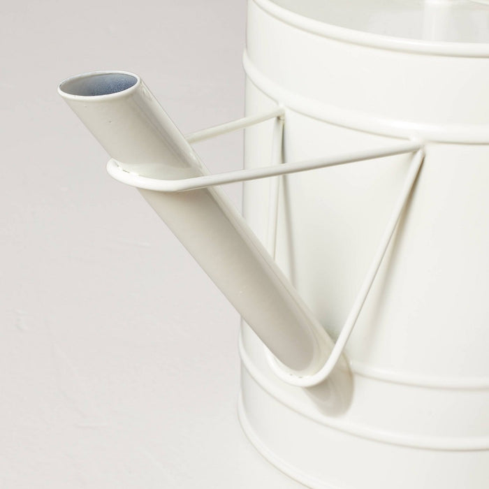 2.88L Painted Metal Watering Can Cream - Hearth & Hand with Magnolia
