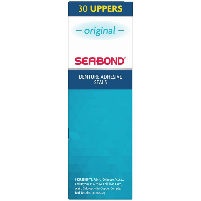 Sea Bond Original Uppers Denture Fixative - 30ct
