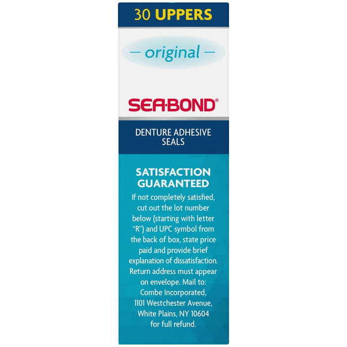 Sea Bond Original Uppers Denture Fixative - 30ct