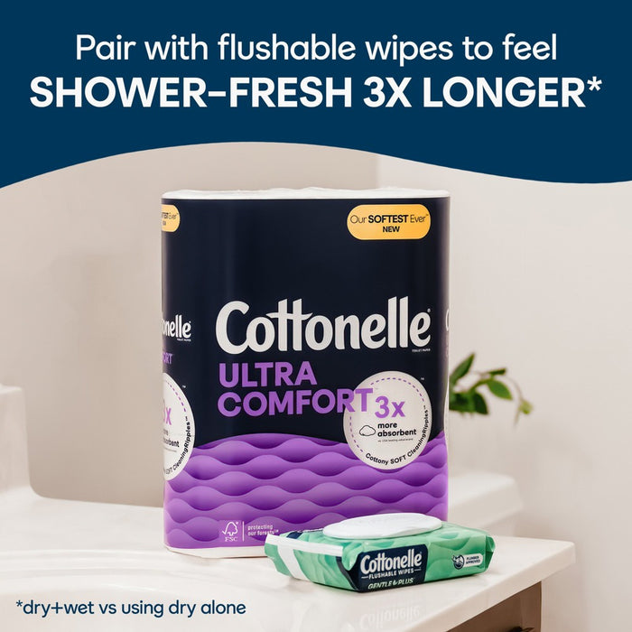 Cottonelle Ultra Comfort Toilet Paper - 12 Mega Rolls