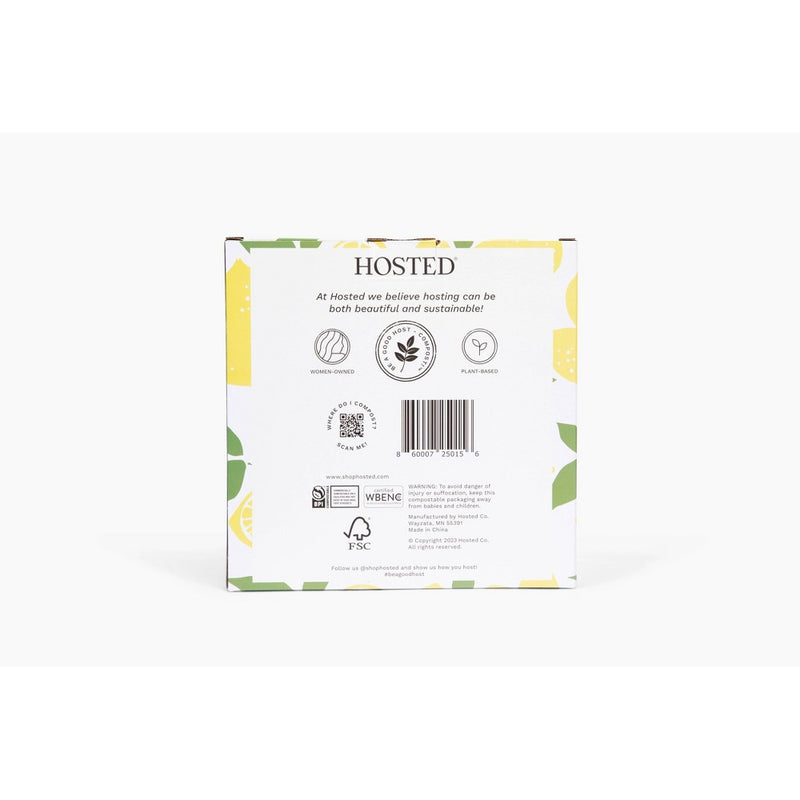 Hosted Party Pack Dinnerware Set - Lemon - 97ct