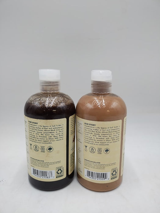 BUNDLE SheaMoisture Jamaican Black Castor Oil Shampoo AND Conditioner - 13 fl oz