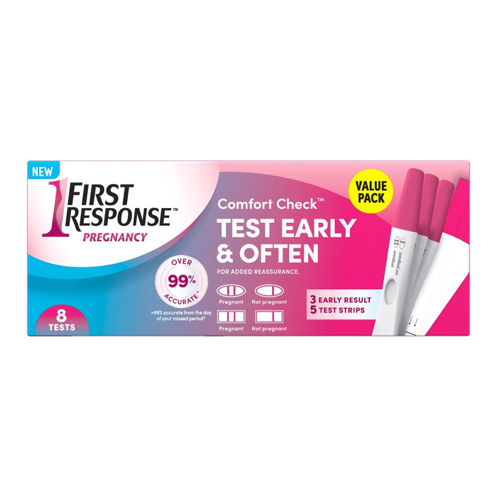 First Response Comfort Check Pregnancy Test - 8ct