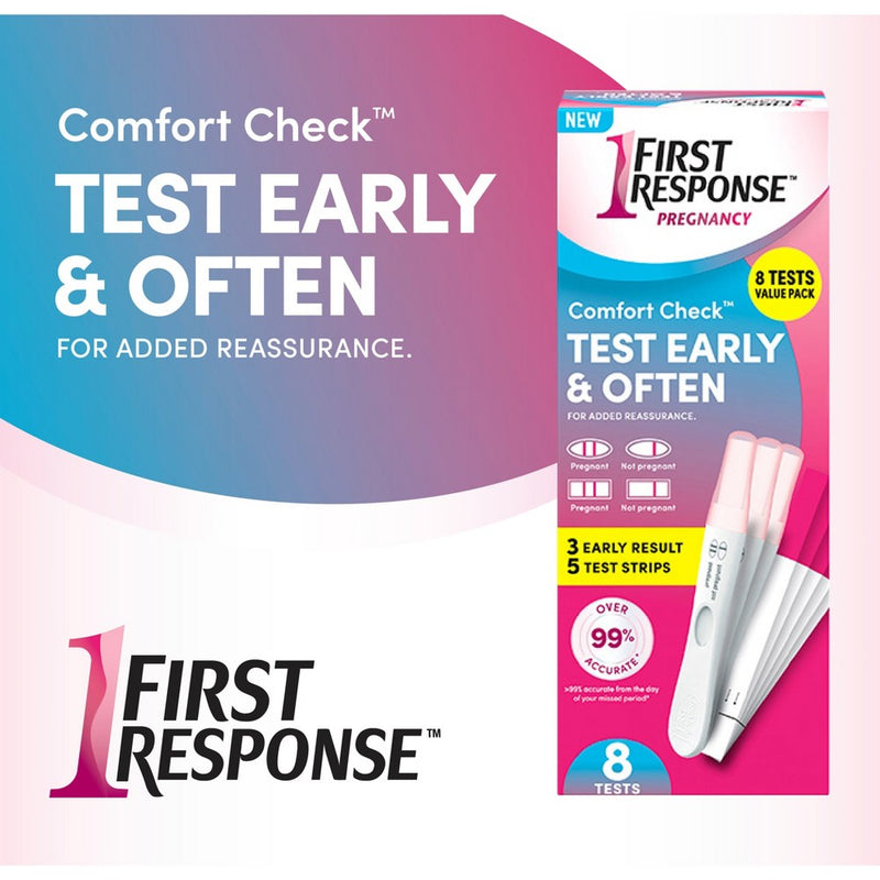 First Response Comfort Check Pregnancy Test - 8ct