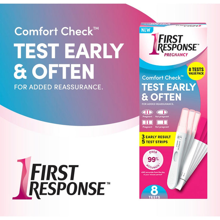 First Response Comfort Check Pregnancy Test - 8ct