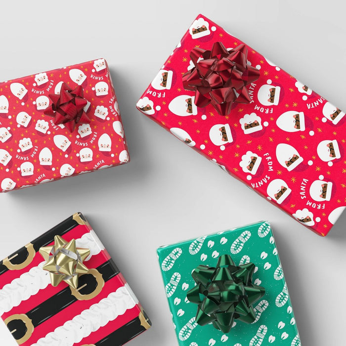 40ct Christmas Decorative Bow Red/Green/Gold - Wondershop