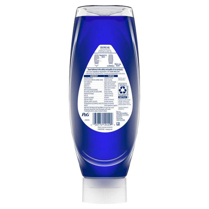 Dawn Platinum Ez Squeeze Dishwashing Liquid - Wild Jasmine - 24.3 fl oz
