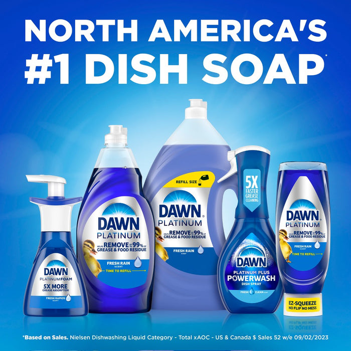 Dawn Platinum Ez Squeeze Dishwashing Liquid - Wild Jasmine - 24.3 fl oz