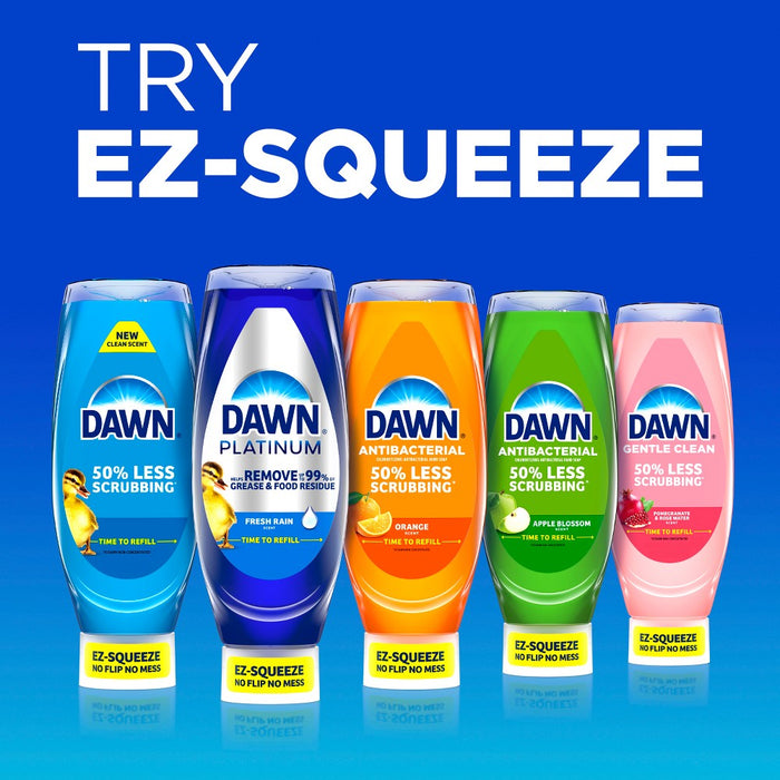 Dawn Platinum Ez Squeeze Dishwashing Liquid - Wild Jasmine - 24.3 fl oz
