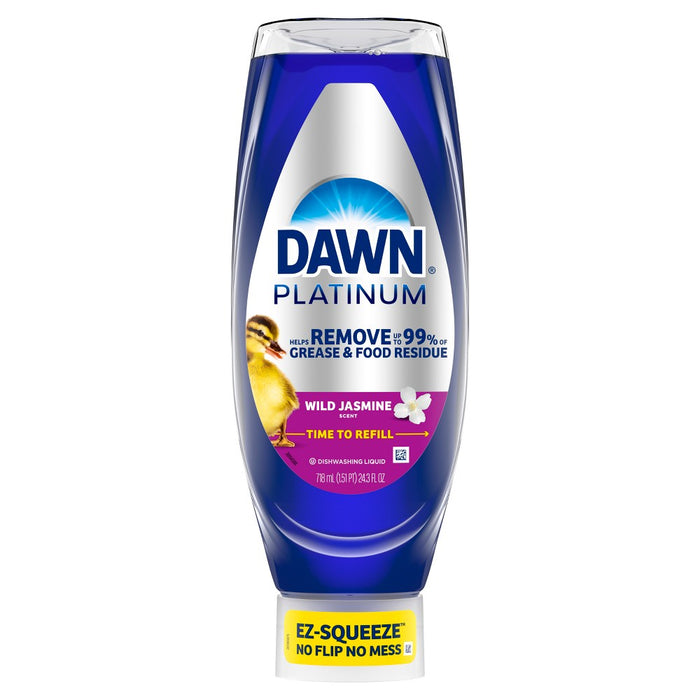 Dawn Platinum Ez Squeeze Dishwashing Liquid - Wild Jasmine - 24.3 fl oz