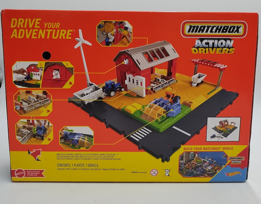 Matchbox Action Drivers Farm Adventure Playset