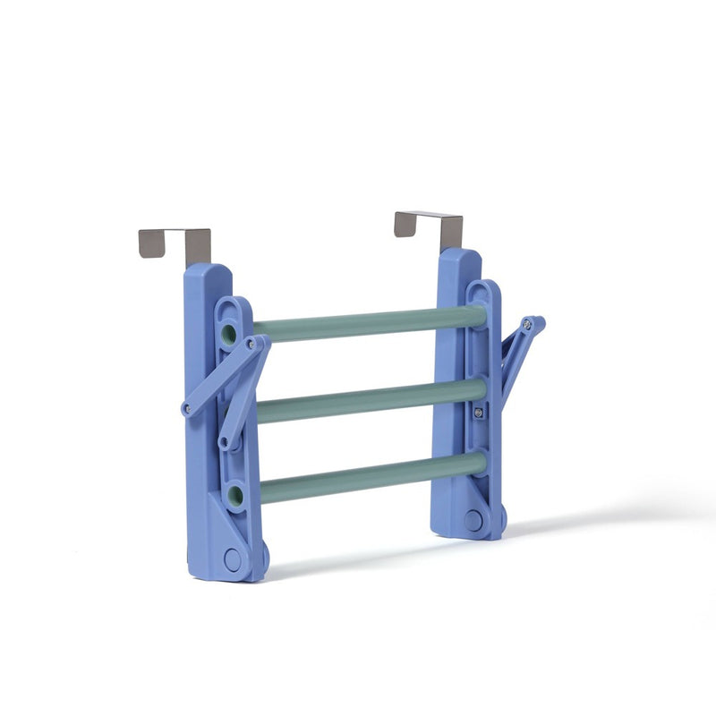 Over the Door Clothes Drying Rack Green/Blue - Bullseye's Playground