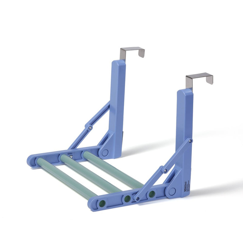 Over the Door Clothes Drying Rack Green/Blue - Bullseye's Playground