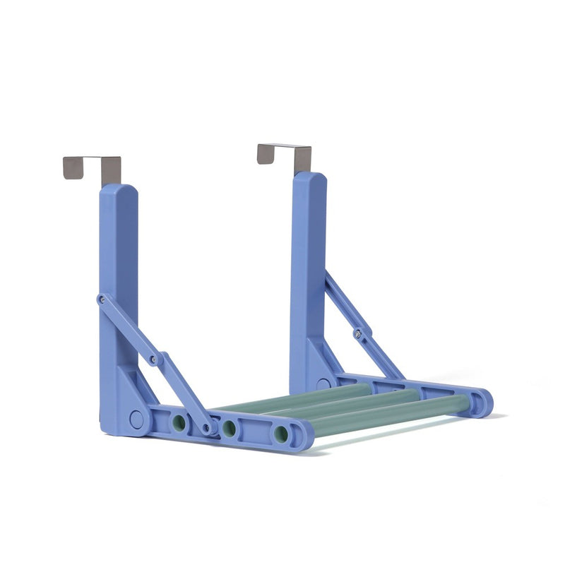 Over the Door Clothes Drying Rack Green/Blue - Bullseye's Playground