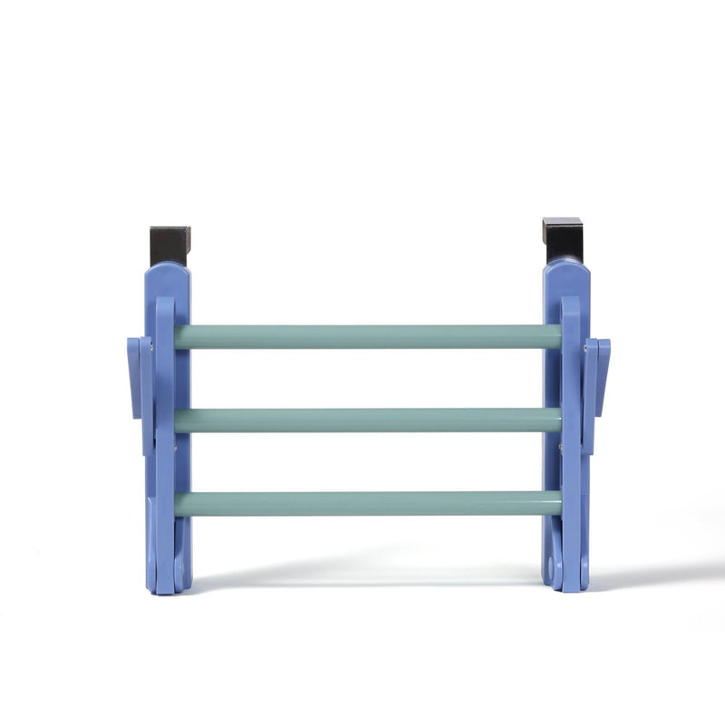 Over the Door Clothes Drying Rack Green/Blue - Bullseye's Playground