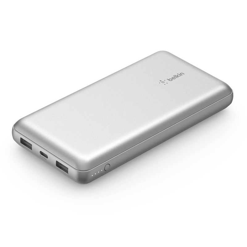 Belkin 20000mAh Power Bank 15W USB-A + USB-C - Silver