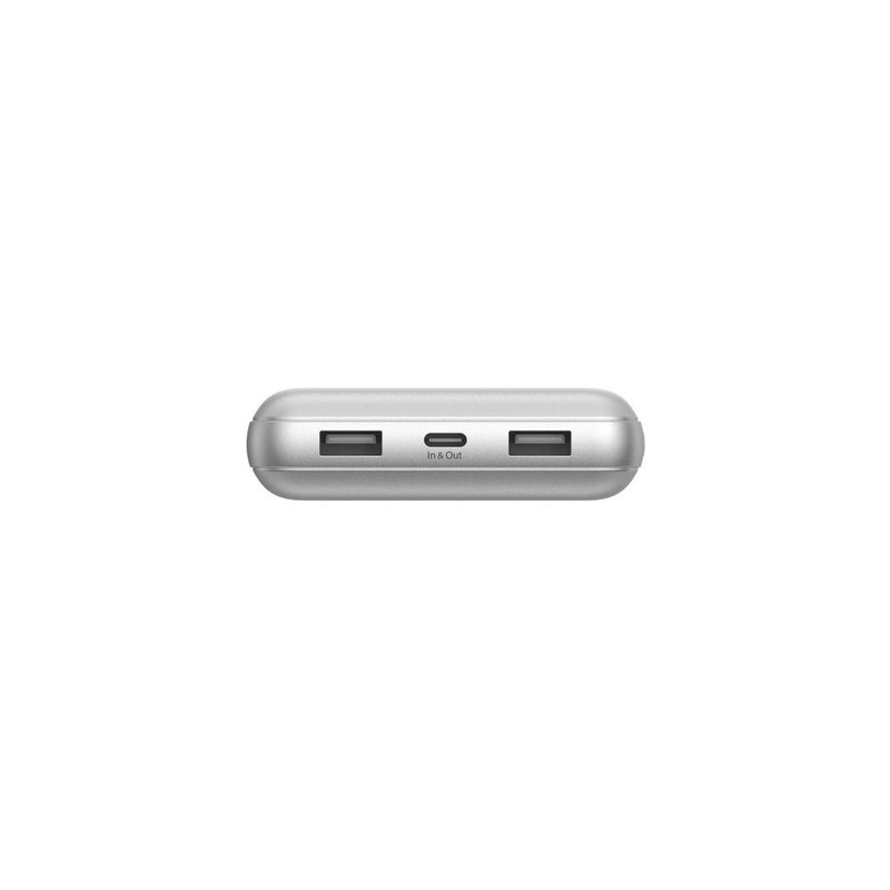 Belkin 20000mAh Power Bank 15W USB-A + USB-C - Silver