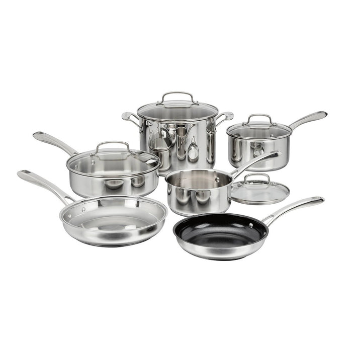 Cuisinart Cuisinart 10pc Classic Stainless Steel Cookware Set (LOCAL PICKUP ONLY)