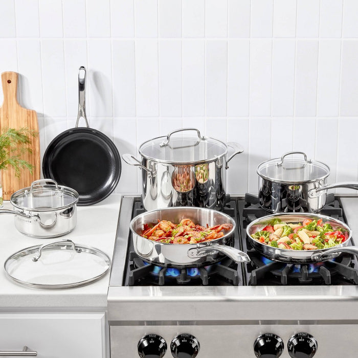 Cuisinart Cuisinart 10pc Classic Stainless Steel Cookware Set (LOCAL PICKUP ONLY)