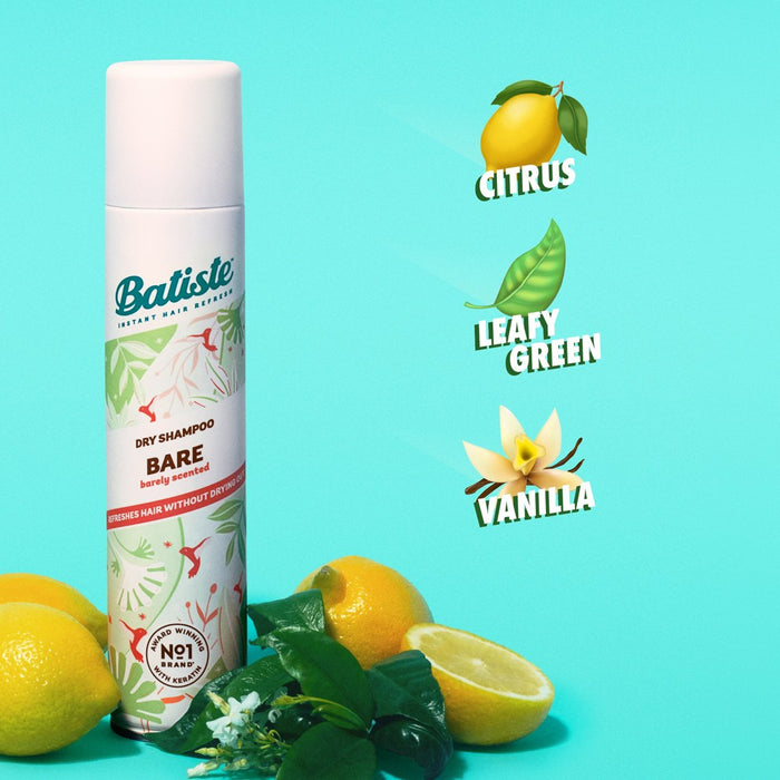 Batiste Bare Dry Shampoo Barely Scented - 5.71oz