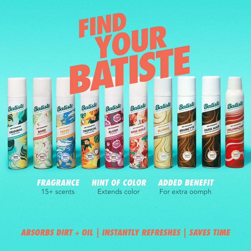 Batiste Bare Dry Shampoo Barely Scented - 5.71oz