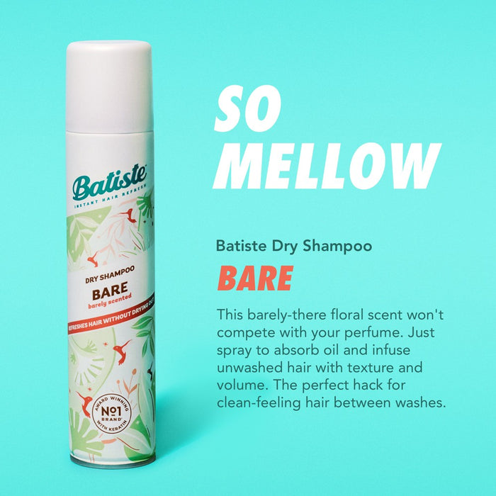 Batiste Bare Dry Shampoo Barely Scented - 5.71oz